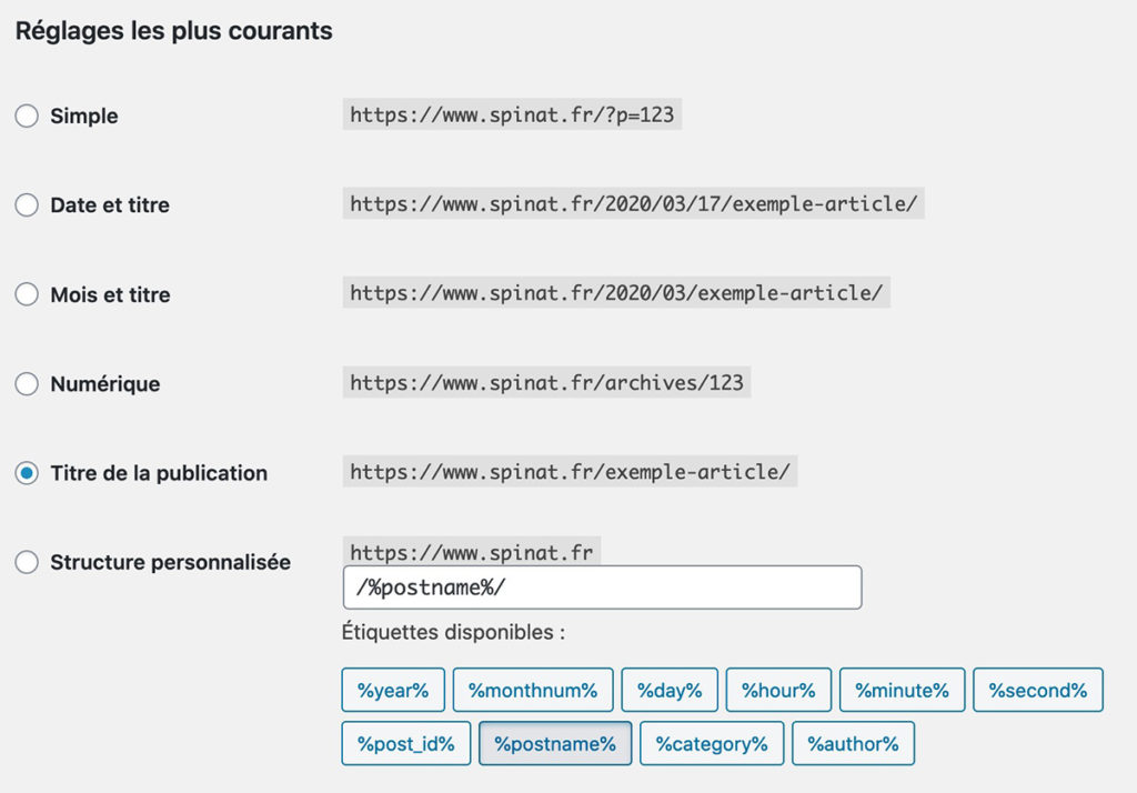 La meilleure structure de permalien pour votre SEO Wordpress 1 La meilleure structure de permalien pour votre SEO Wordpress 1