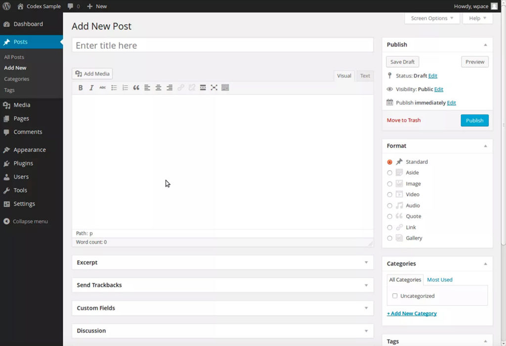 Article 1 Définition Article WordPress