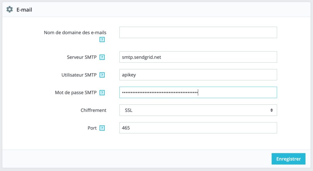 Prestashop : Envoyer les emails depuis SendGrid SMTP 3 Prestashop & SendGrid